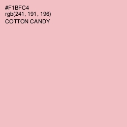 #F1BFC4 - Cotton Candy Color Image